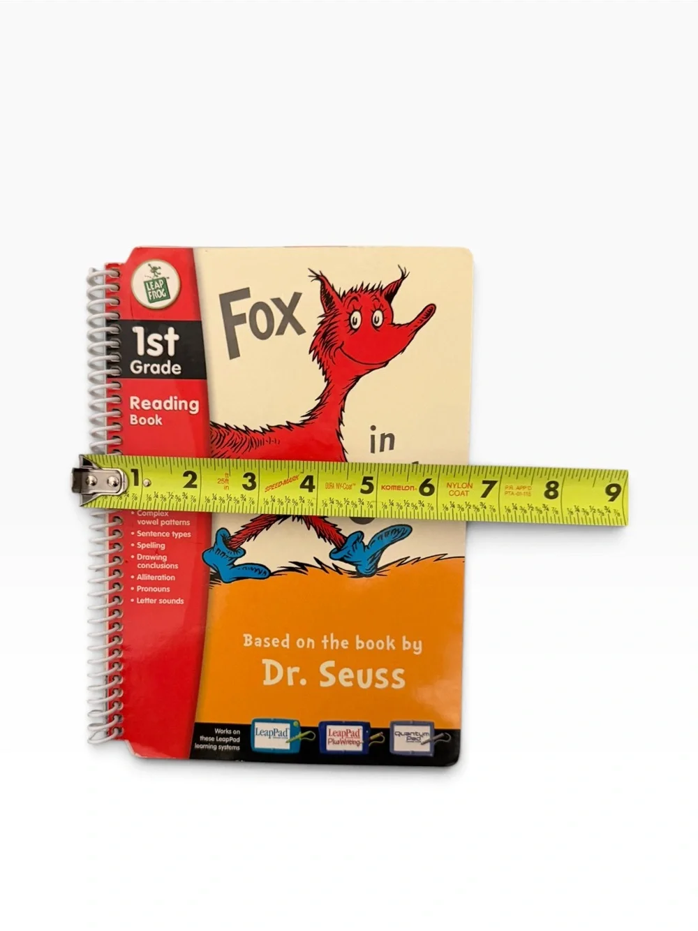 Dr. Seuss Fox in Socks 1st Grade LeapPad Book & Cartridge set